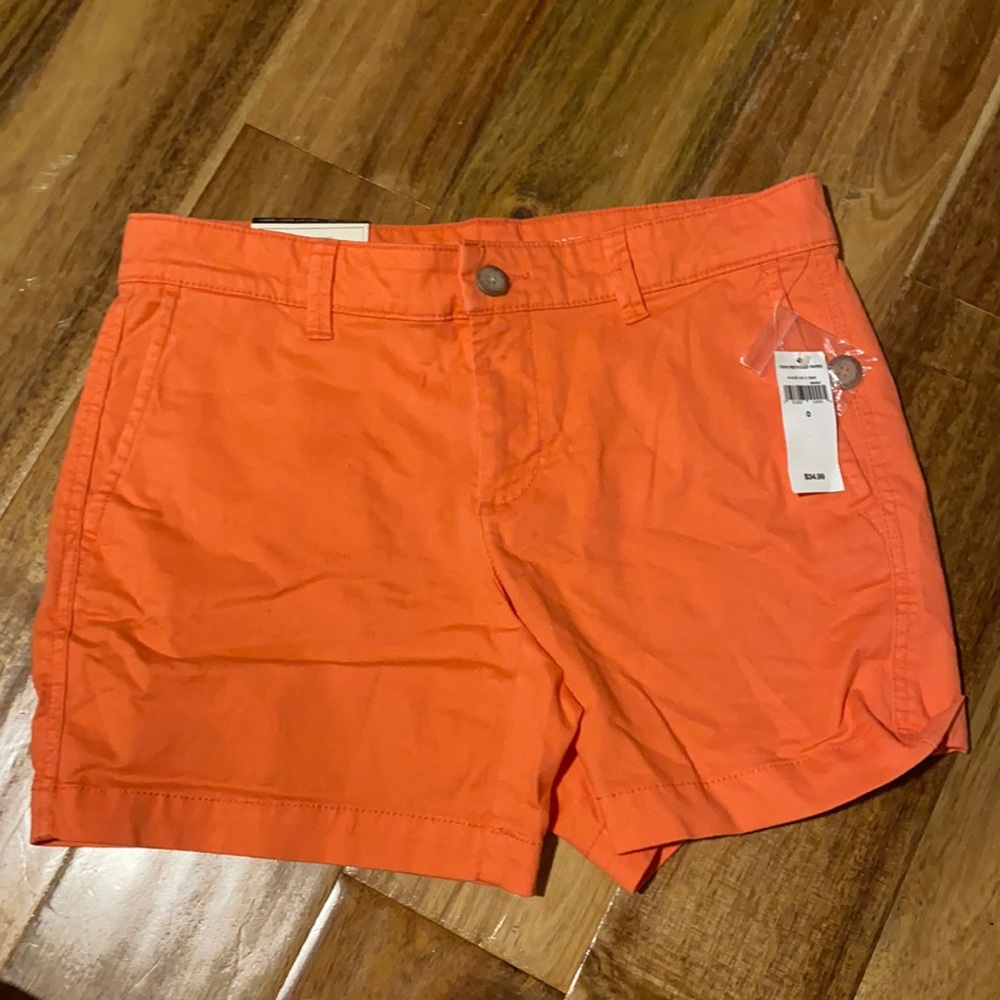 Pink Khaki Shorts
